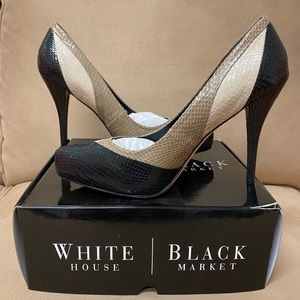 White house black market versailles heels size 9 BNIB